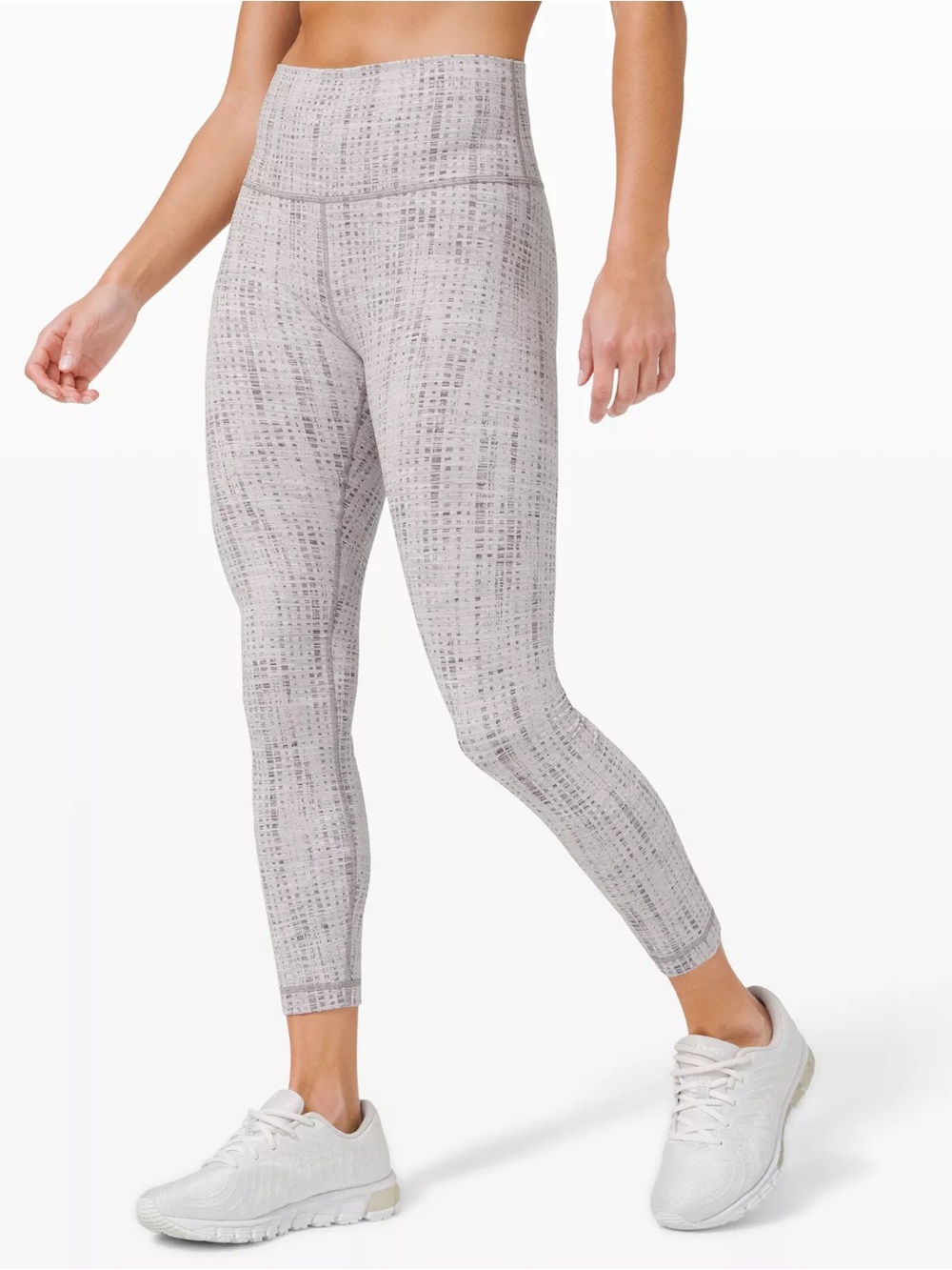 Lululemon Wunder Under High Rise Legging Action Jacquard Moonphase Silver Lining